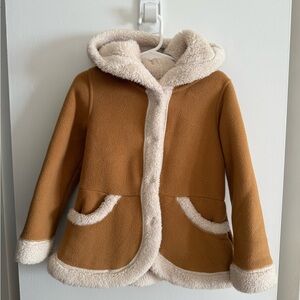 Uniqlo Girl dressy fuzzy jacket 3-4T